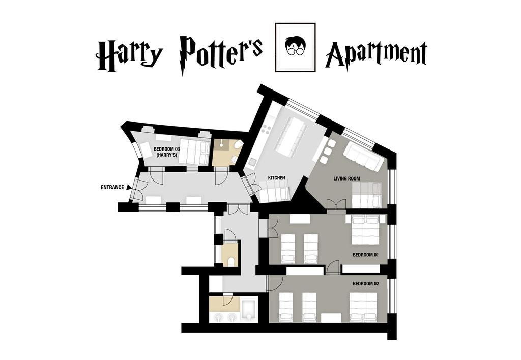 Amazing Harry Potter'S Apt. At Old Town Praha Eksteriør bilde